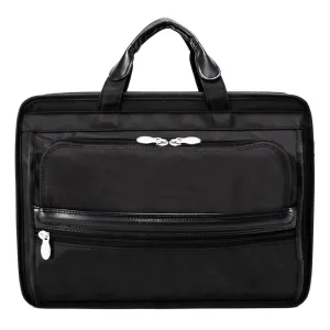 McKlein USA Elston 15.6" Nylon Double Compartment Laptop Briefcase