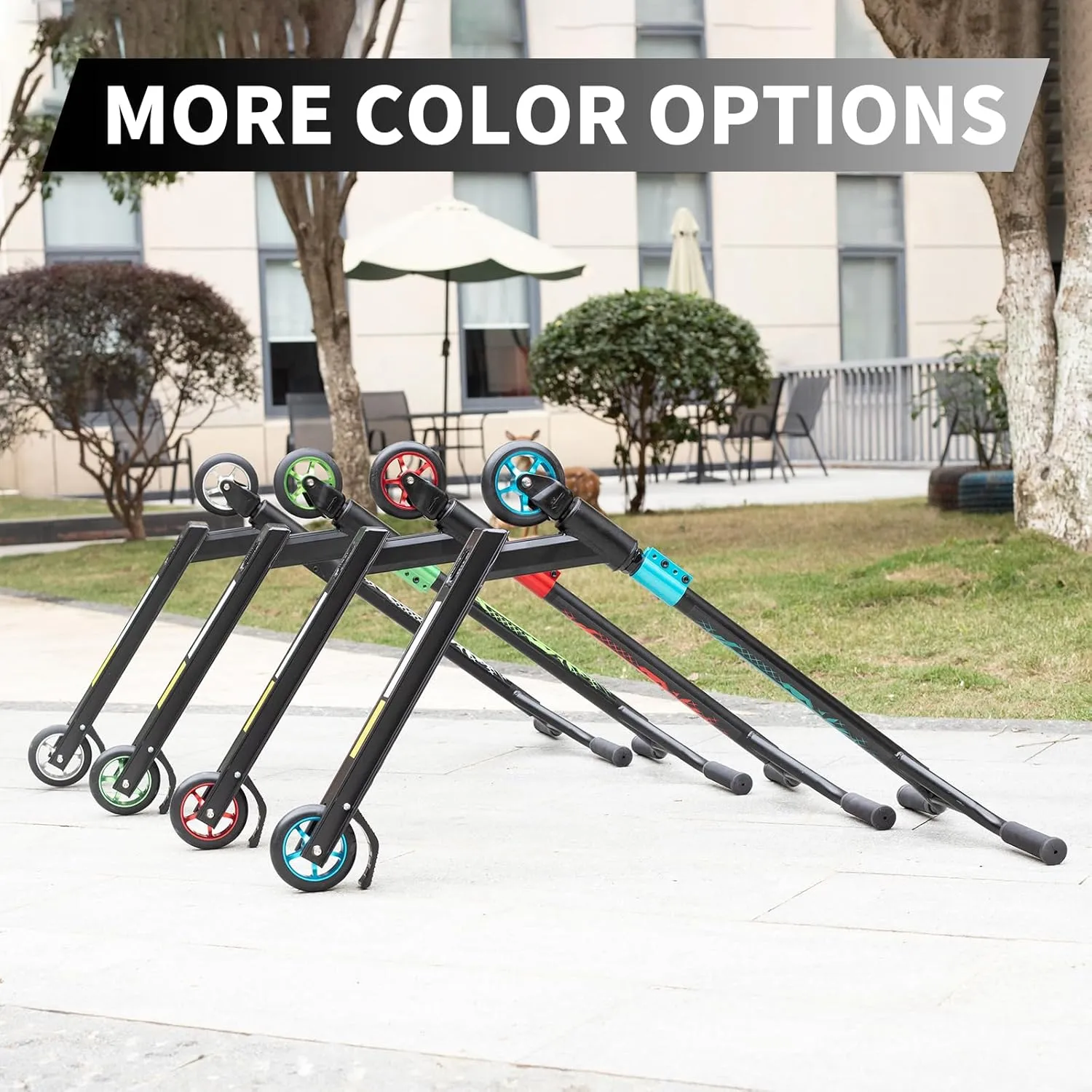 MEE GOO Pro Freestyle Stunt Scooter Trick Scooter Lightweight Alloy Deck Heavy-Duty Frame Bearing up to 220 LB for Intermediate and Beginner Skate Park ABEC-10 Bearings