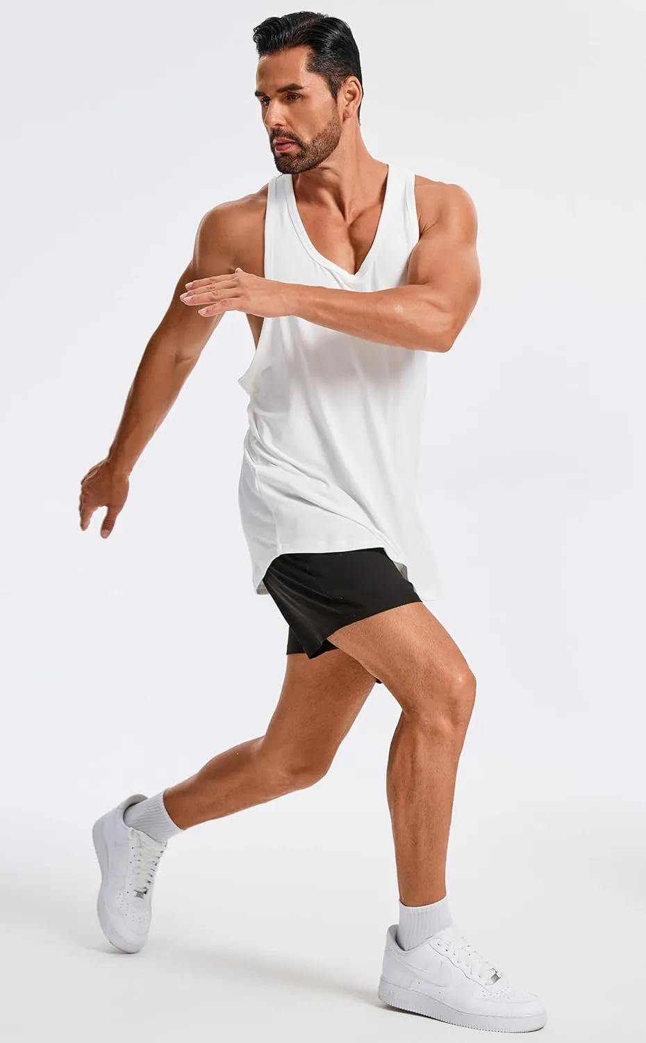 Men's Bodybuilding Stringer Tank Top Sleeveless Gym Shirts
