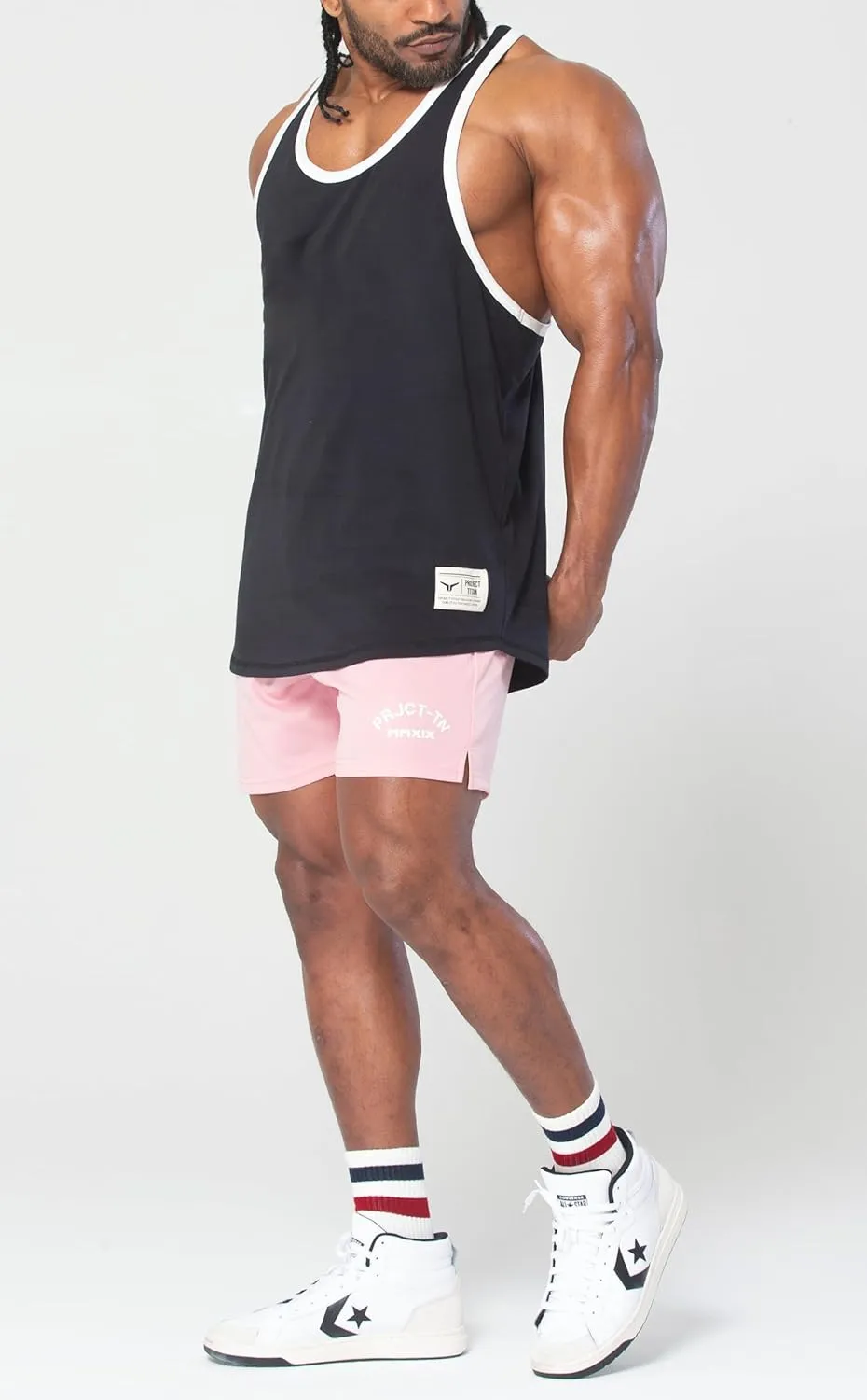 Men's Bodybuilding Stringer Tank Top Sleeveless Gym Shirts