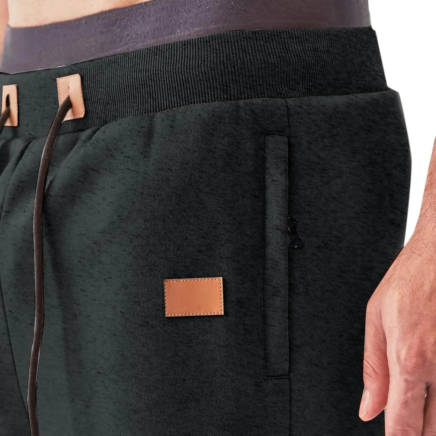 Mens Jogger Pants Athletic Sport Training Drawstring Sweatpants with Pocket Elastic Waist Running Gym Pants