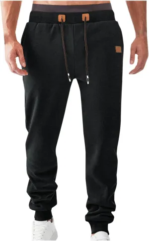 Mens Jogger Pants Athletic Sport Training Drawstring Sweatpants with Pocket Elastic Waist Running Gym Pants