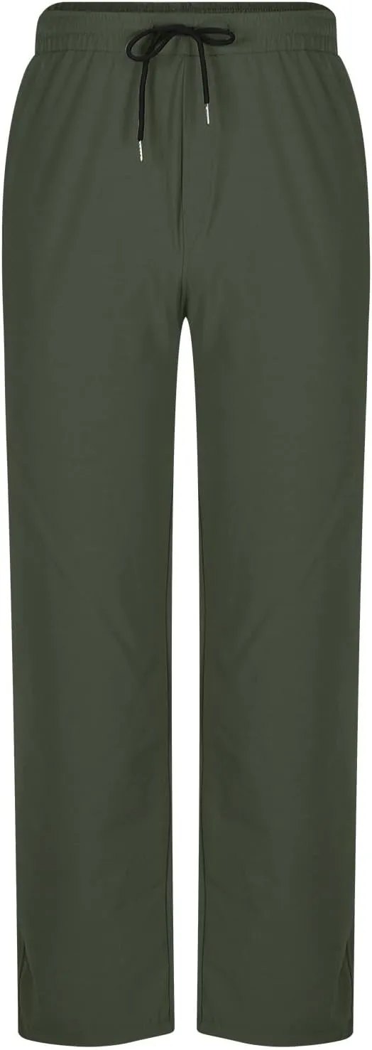 Mens Joggers Athletic Lightweight Active Sweatpants Drawstring Trendy Travel Casual Sport Running Pants with Pockets