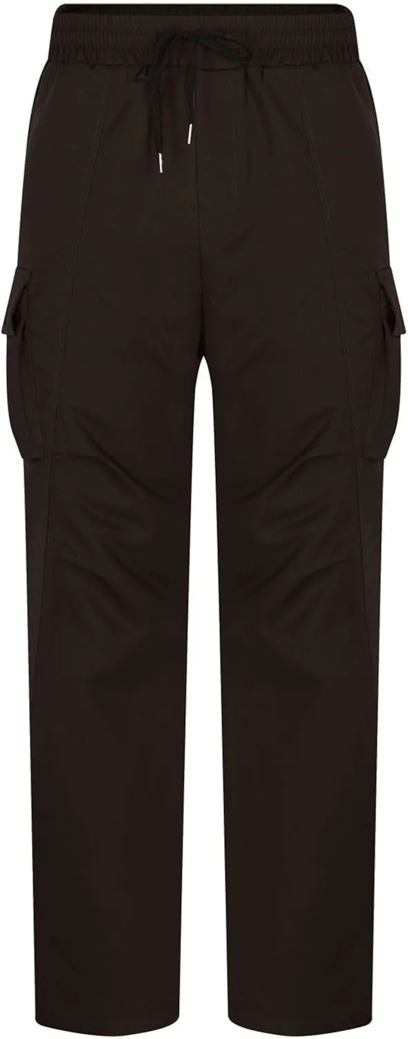 Mens Joggers with Pocket Cargo Drawstring Casual Athletic Sports Trendy Pants Running Workout Relaxed Fit Trousers