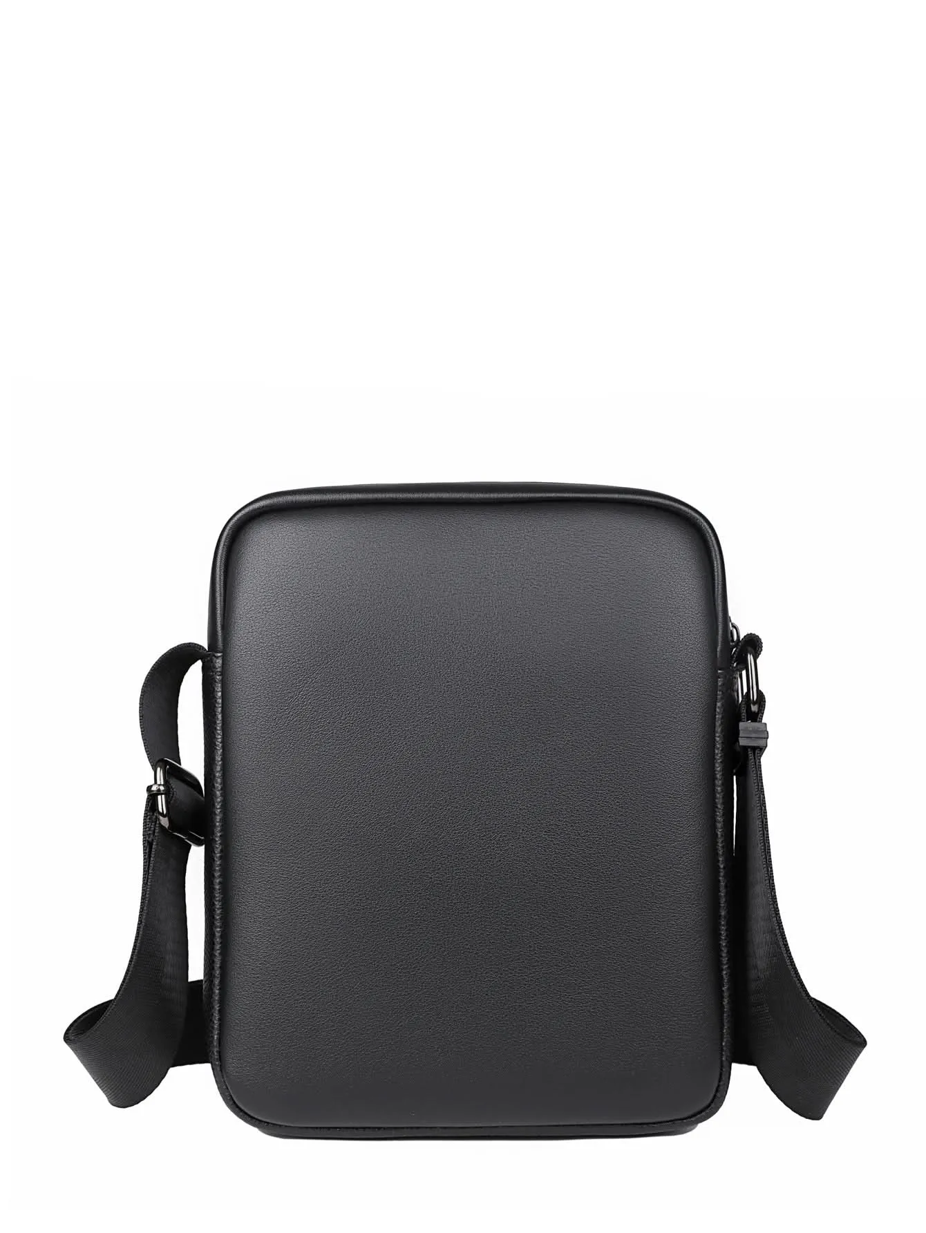 Men's PU Leather Shoulder Messenger Bag – 8-Inch Crossbody Bag