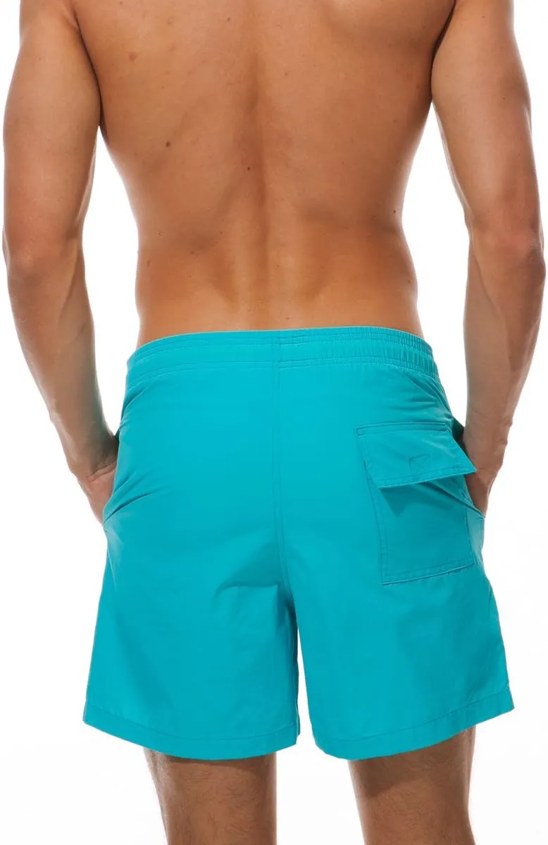 Mens Quick Dry Beach Short Swim Trunks with Mesh Lining