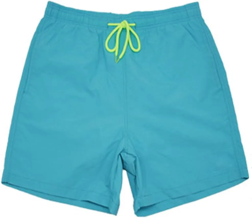 Mens Quick Dry Beach Short Swim Trunks with Mesh Lining