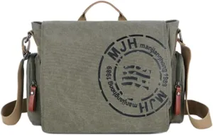 Men's retro shoulder bag Korean canvas shoulder bag men's messenger bag