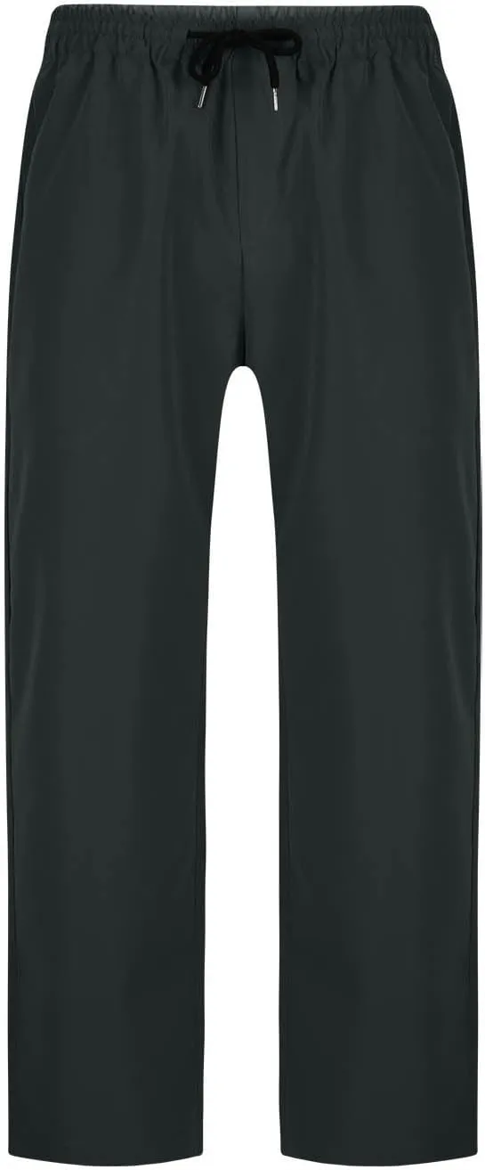 Mens Sweatpants Casual Drawstring Sports Pants Multi Pockets Relaxed Fit Joggers Athletic Outdoor Straight Leg Pants
