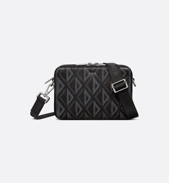 Messenger Pouch • Black CD Diamond Canvas