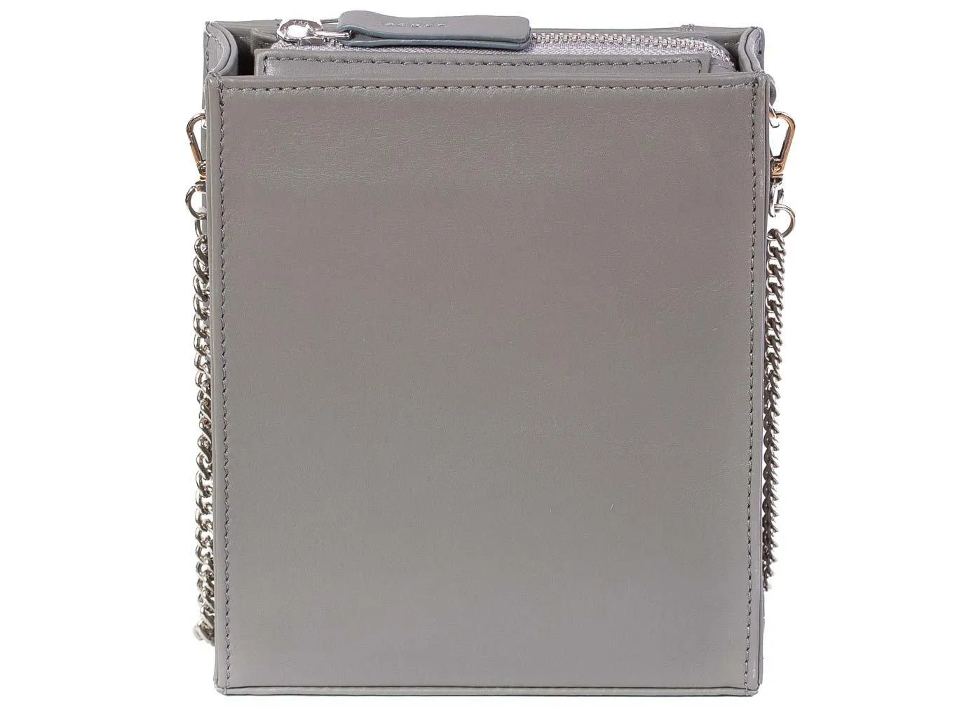 Messenger Springbok Handbag in Slate Grey with a fan feature