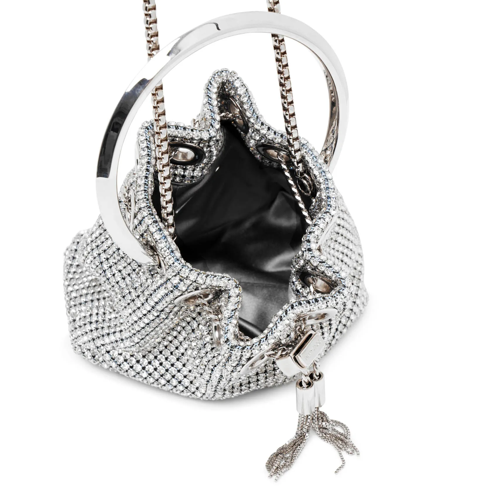 Micro Bon Bon silver bag