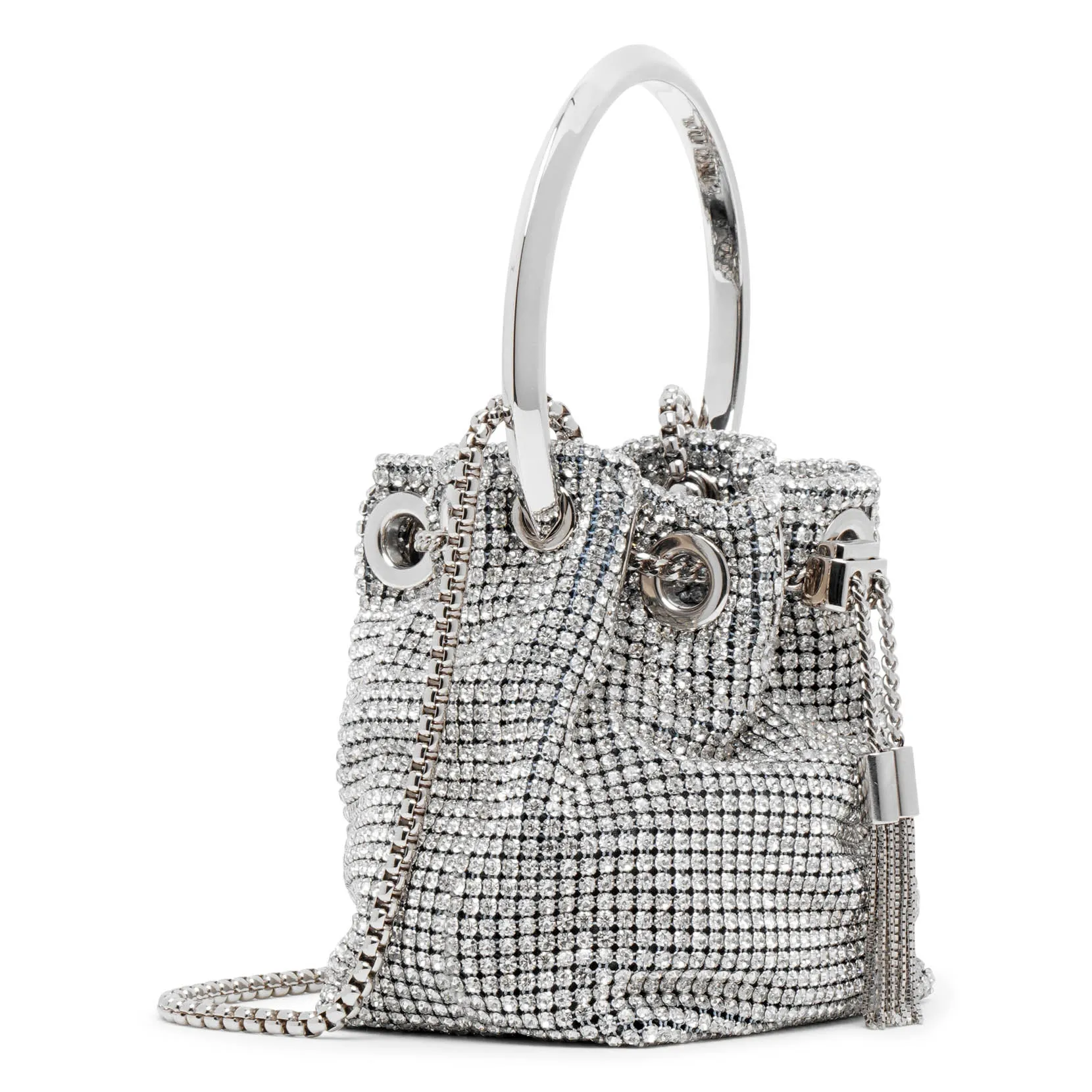 Micro Bon Bon silver bag