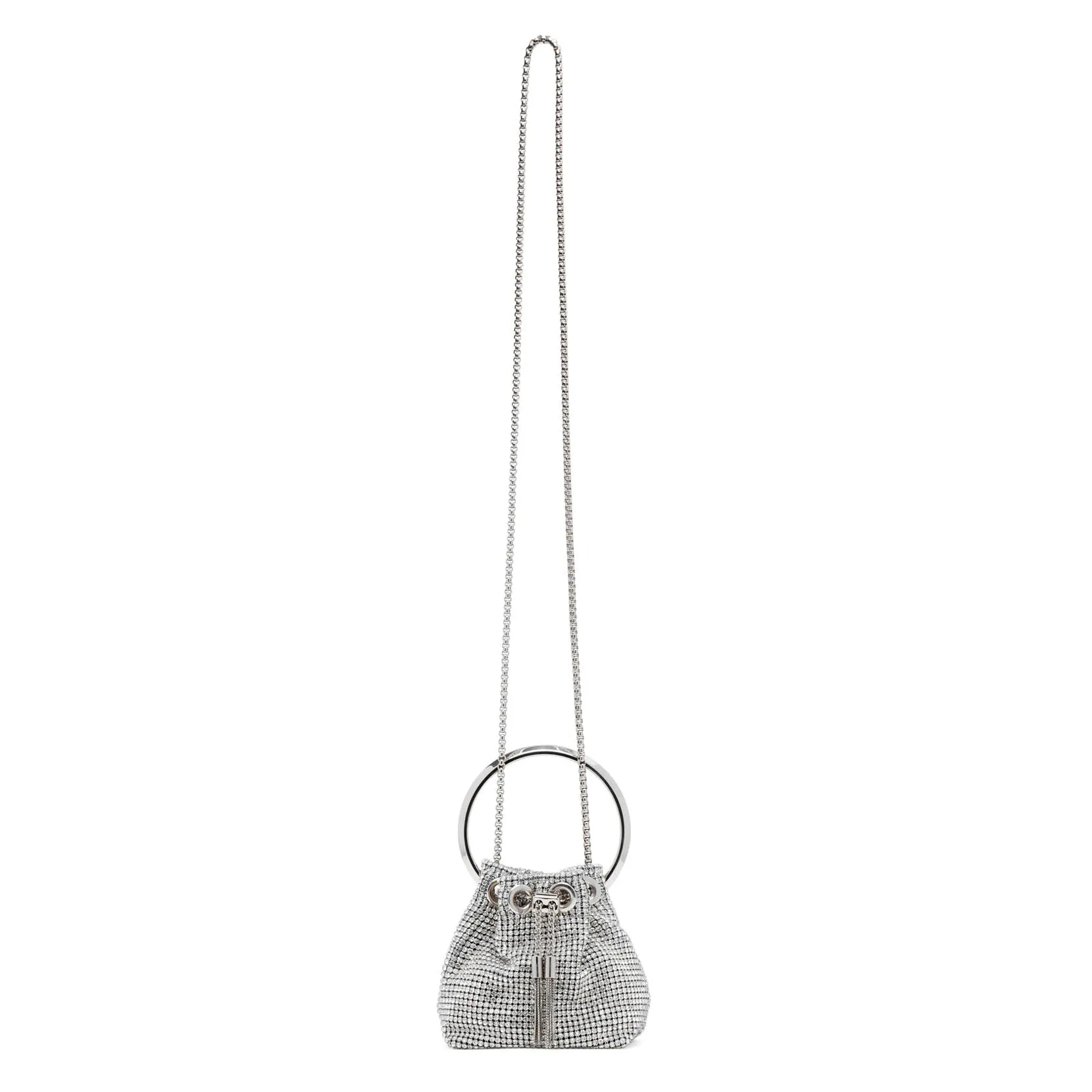 Micro Bon Bon silver bag