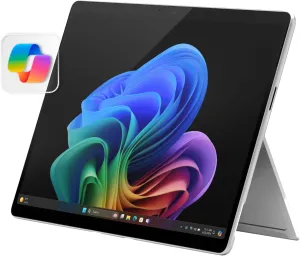 Microsoft Surface Pro 2-in-1 Laptop/Tablet (2024), Windows 11 Copilot  PC, 13" Touchscreen Display, Snapdragon X Plus (10 Core), 16GB RAM, 512GB Storage, Platinum