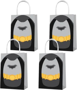 Minamihong Party Favor Bags 16PCS for Hero Man Gift Goodie Treat Candy Bags for Hero Man Themed Birthday Party Supplies Decorations