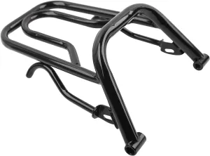 Minho Motorcycle Rear Luggage Rack in Heavy Iron Material Compatible with Yamaha Zuma 125cc 2010-2013 3TH-4TH Generation, Black Color