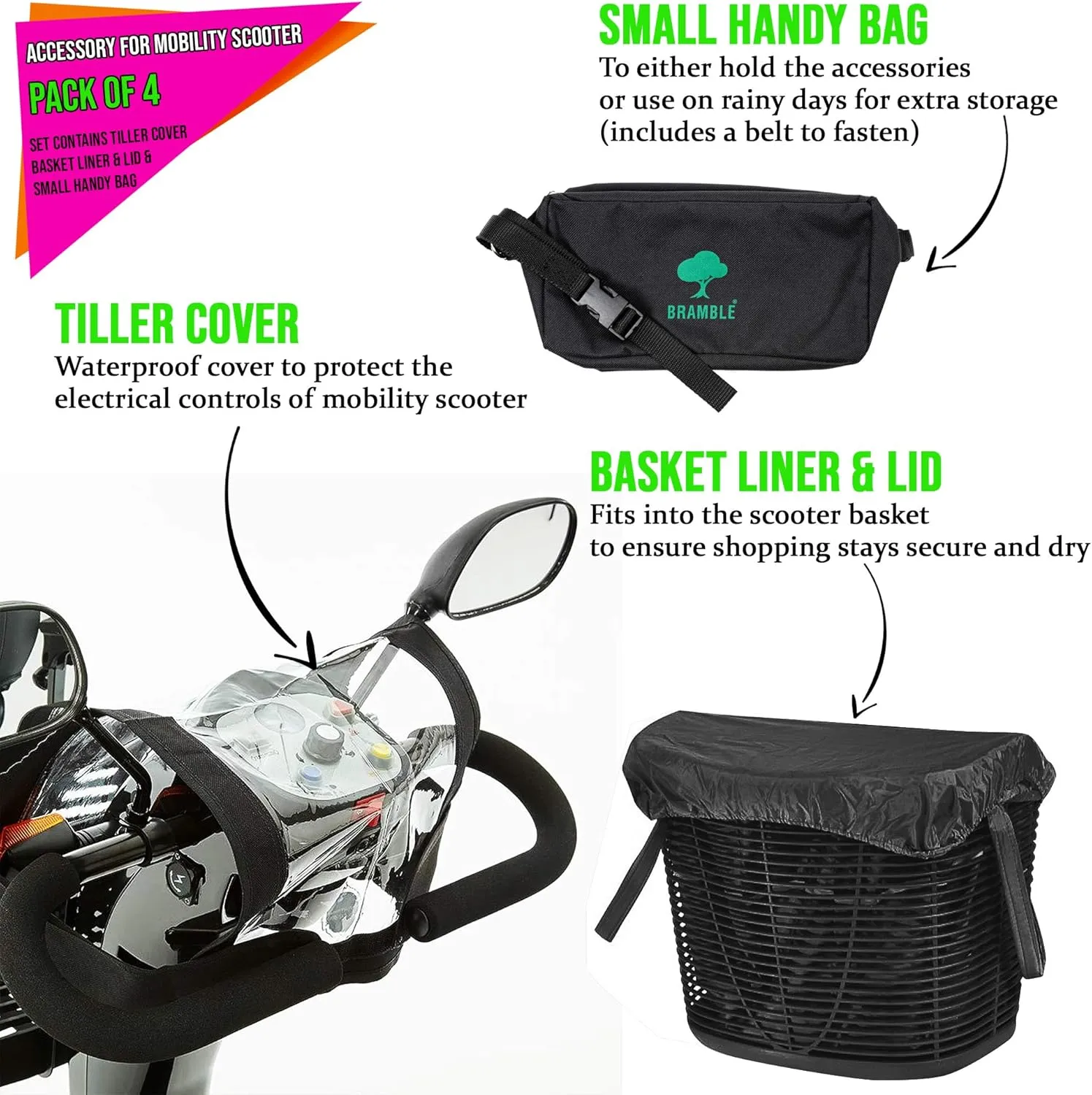 Mobility Scooter Accessory Set