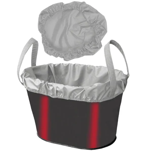 Mobility Scooter Front Basket Bag Liner & Rain Cover Waterproof Black Grey Blue Red