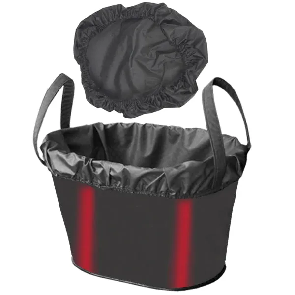Mobility Scooter Front Basket Bag Liner & Rain Cover Waterproof Black Grey Blue Red