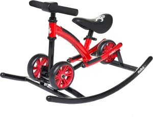 Mobo Cruiser Wobo Rocking Horse Ride On & Baby Balance Bike Red Fits inseams 12-20 inches