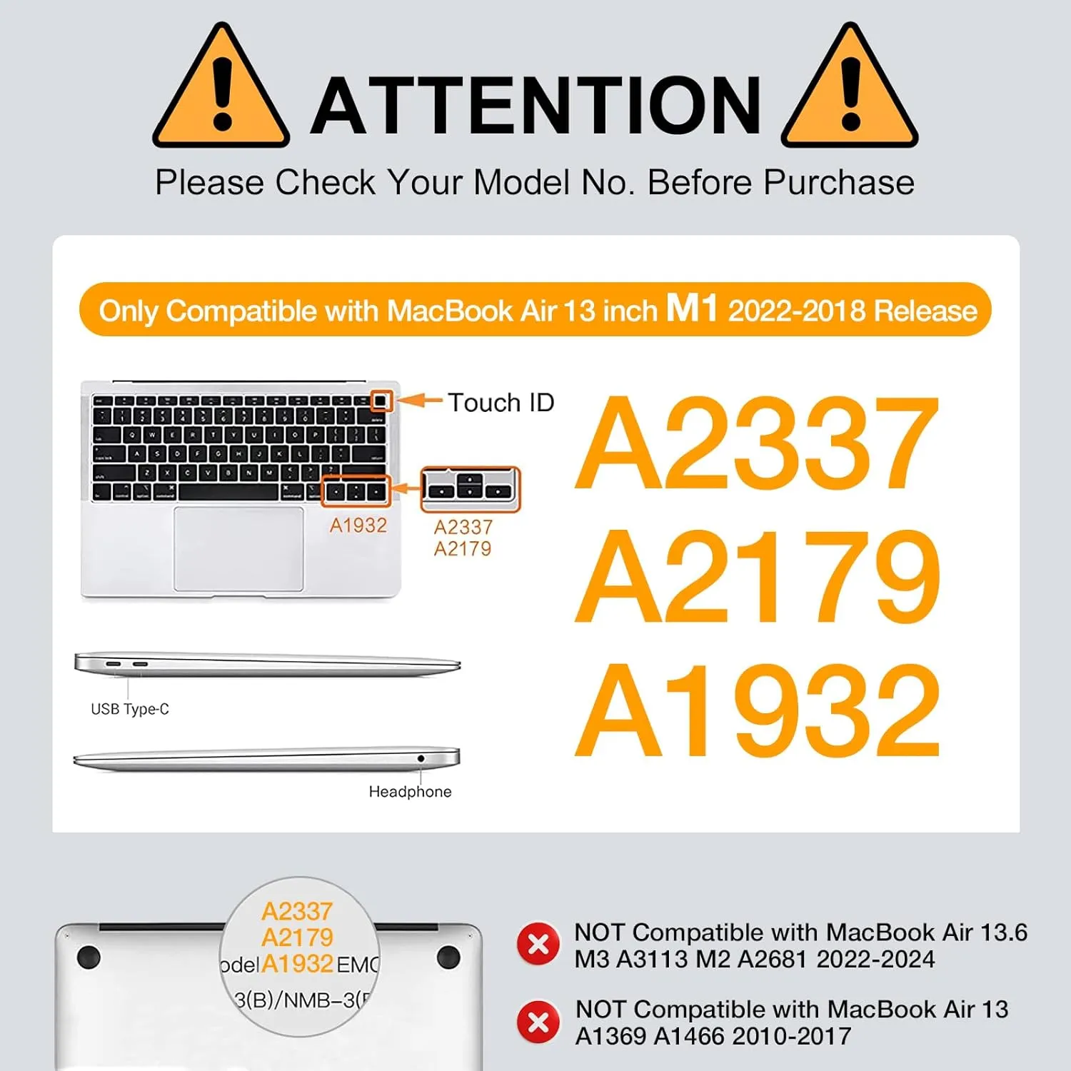 MOSISO Compatible with MacBook Air 13 inch Case M1 Chip 2021-2018 Release A2337 A2179 A1932, Plastic Hard Shell&Keyboard Cover&Screen Film&Storage Bag for MacBook Air 13.3 inch Case, Airy Blue