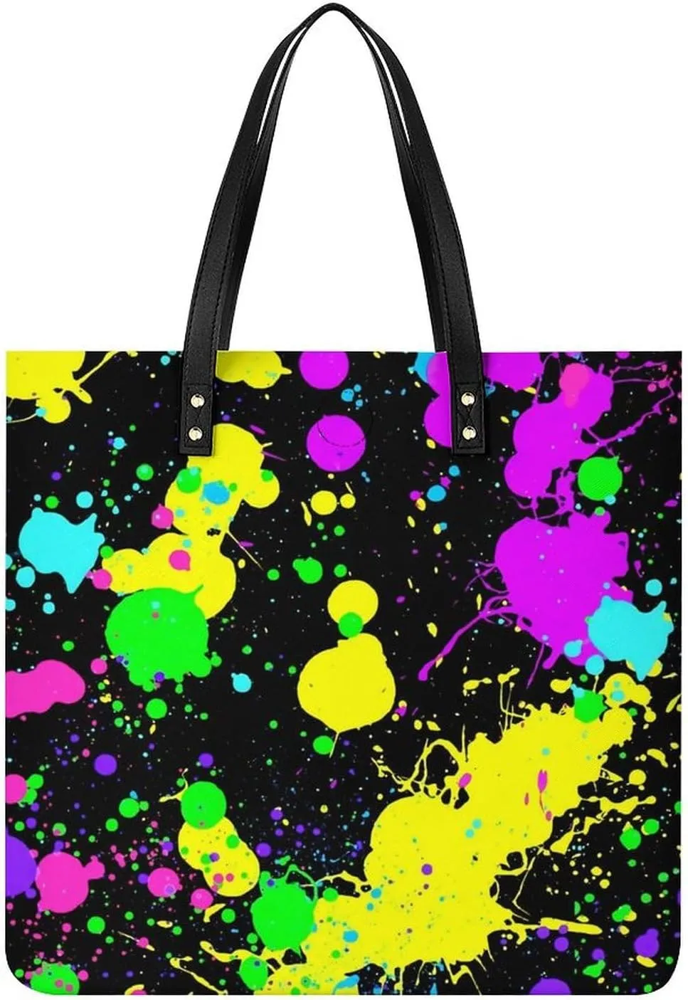 Mother Pearl Tiles Leather Tote Bag Is Sturdy Durable And Reusable Suitable for Various Occasions