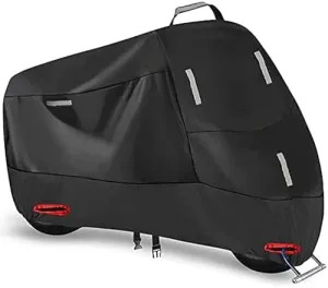 Motorcycle Cover for Honda Trail 125 2021-2024, Outdoor Protection Durable Motorbike Cover Motorcycle Protective Cover Scooter Cover Tear-Resistant Sun Outdoor Accessorie, B Red
