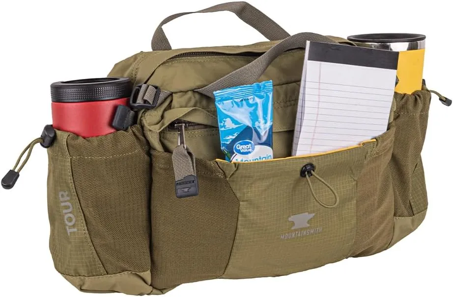 Mountainsmith Tour Lumbar Waist pack, Running, Hiking, Cycling, Travel, and Outdoor Sport Activities with Dual Water Bottle Holders