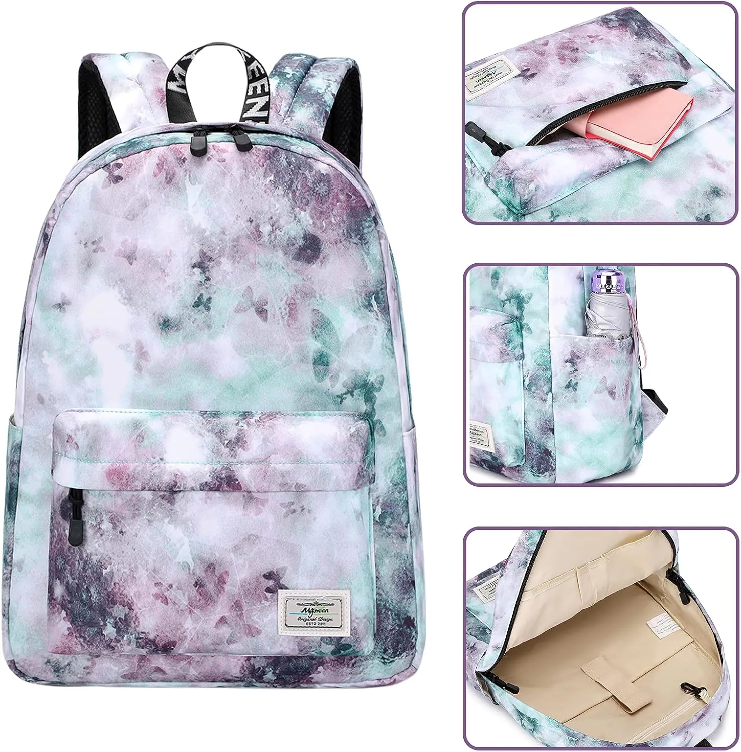 mygreen Kids Backpack, Kawaii Girls Backpack for School
