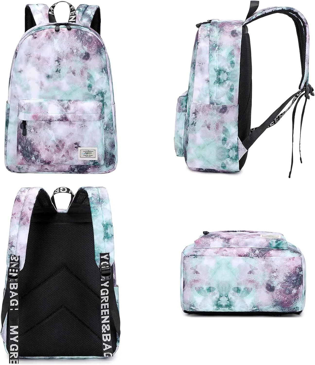 mygreen Kids Backpack, Kawaii Girls Backpack for School