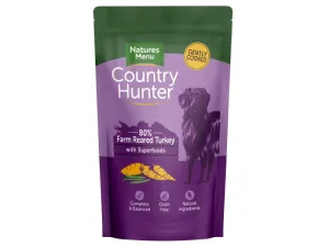 Natures Menu Country Hunter Farm Reared Turkey 6 x 150g