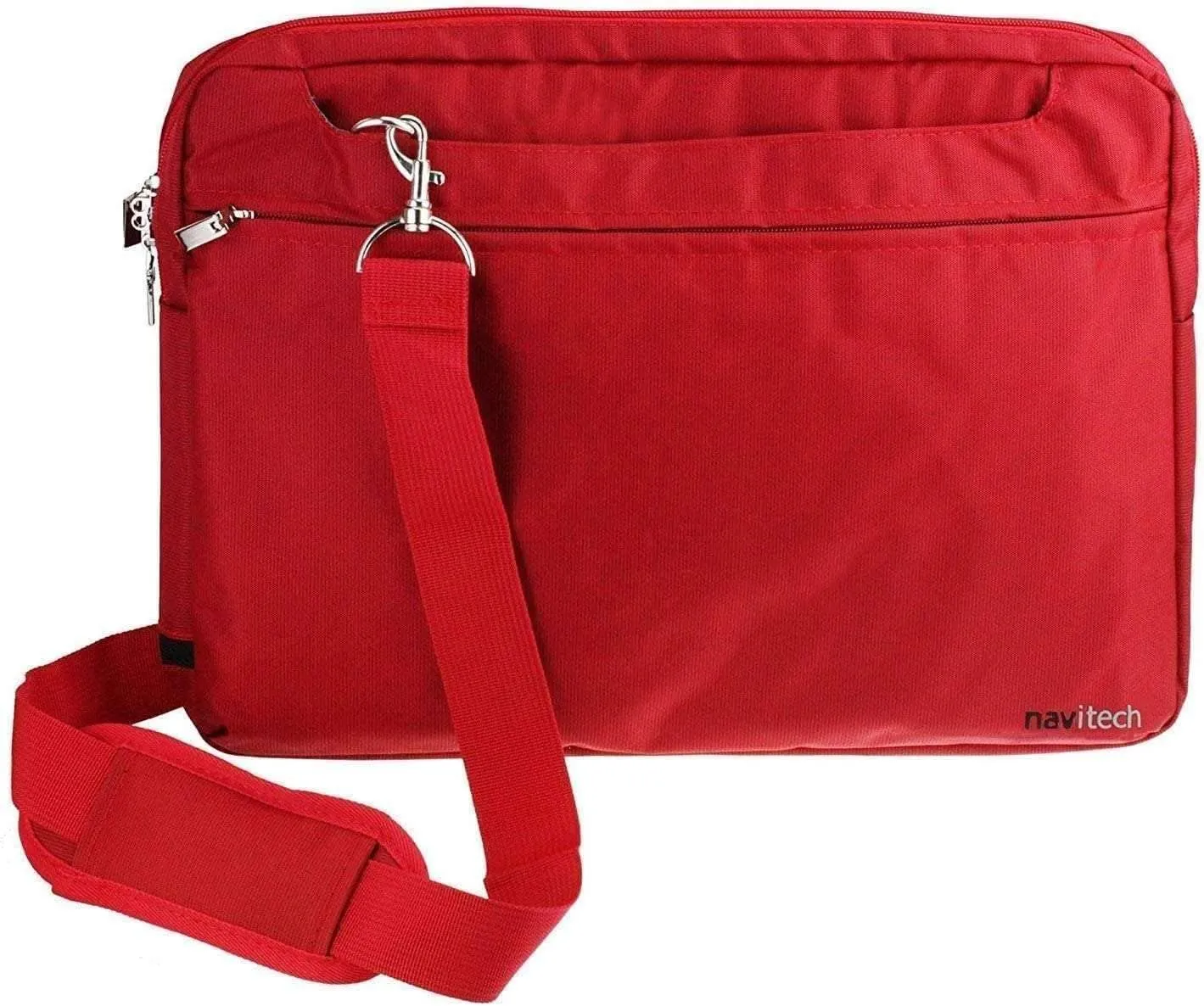Navitech Red Sleek Water Resistant Travel Bag - Compatible with Acer Chromebook Spin 314 CP314-2HN 14" Convertible Laptop