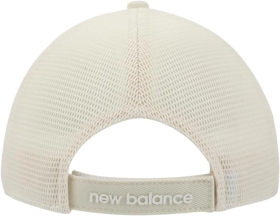 New Balance Adult Unisex 6 Panel Lightweight Adjustable Stretch Running Workout Trucker Hat