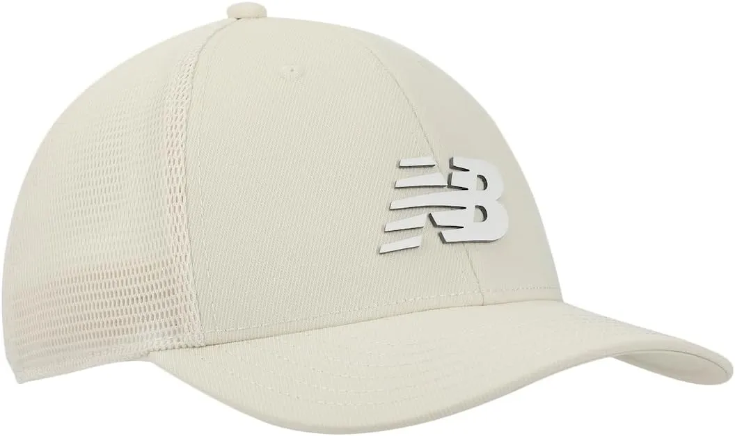 New Balance Adult Unisex 6 Panel Lightweight Adjustable Stretch Running Workout Trucker Hat