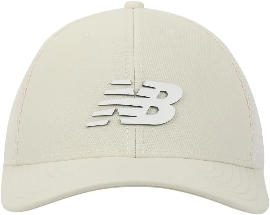 New Balance Adult Unisex 6 Panel Lightweight Adjustable Stretch Running Workout Trucker Hat