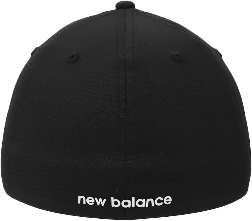 New Balance Adult Unisex 6 Panel Structured Stretch-Fit Performance Running Workout Gym Hat