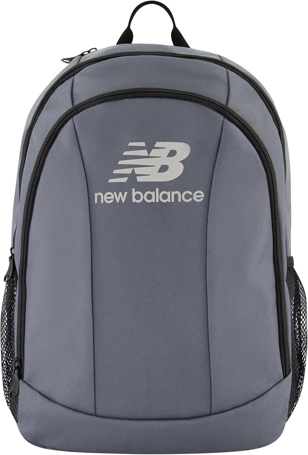 New Balance Laptop Backpack, Travel Computer Bag for Men and Women, Grey, 19 Inch