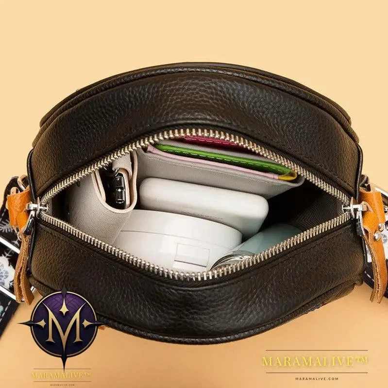 New Fashion First Layer Cowhide Single Shoulder Messenger Bag