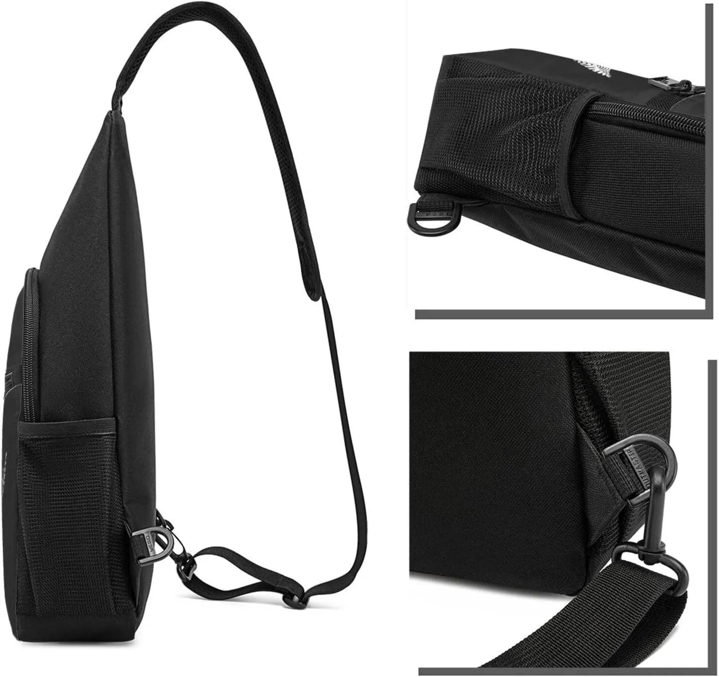 New Zealand Maori Fern Sling Bag Crossbody Backpack Shoulder Casual Daypack Bags for Men Women