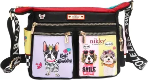 Nicole Lee NIKKY Messenger Bag, Best Buddies Collection, Nylon