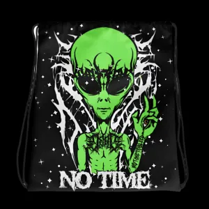 notime alienDrawstring bag