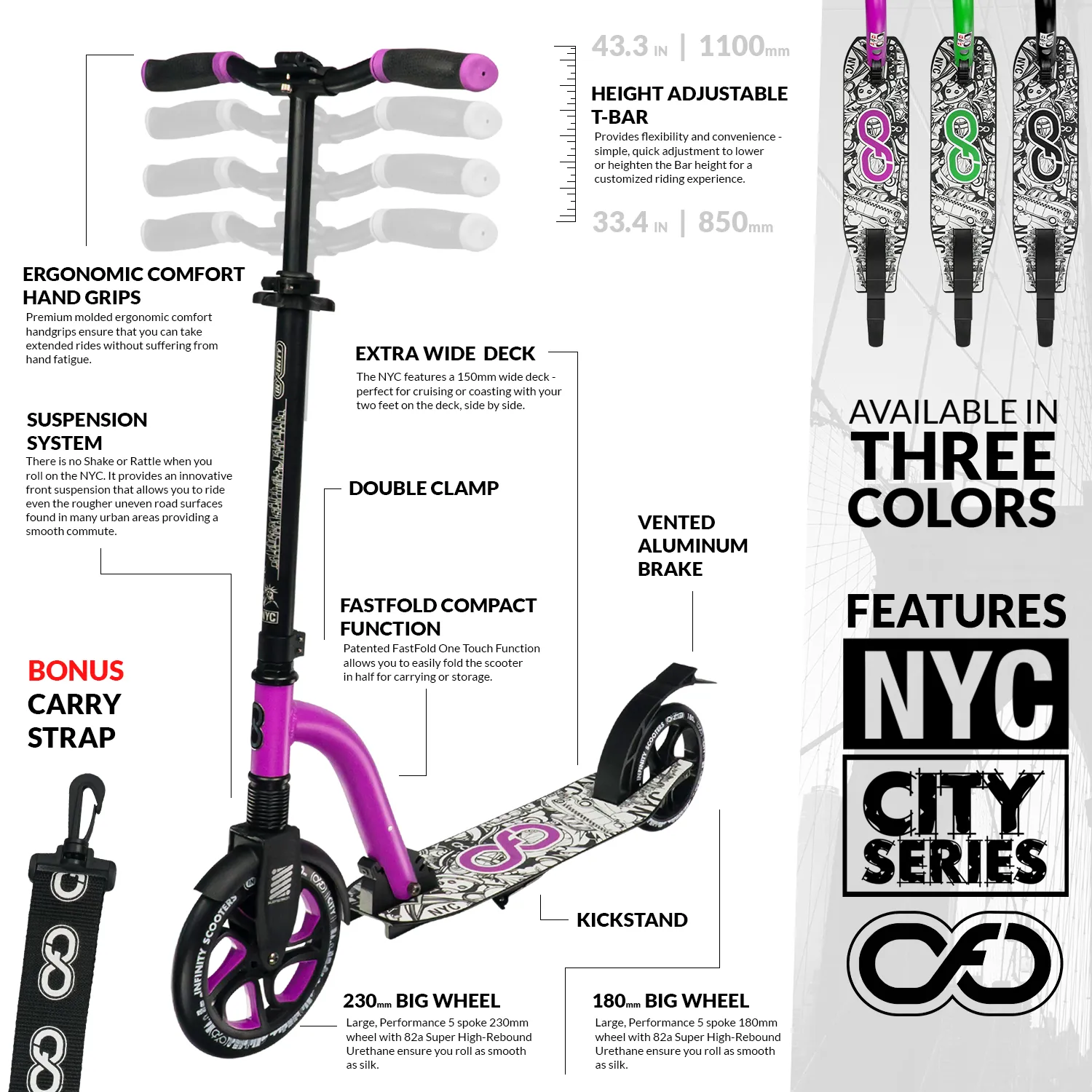 NYC Plum - New York City Scooter