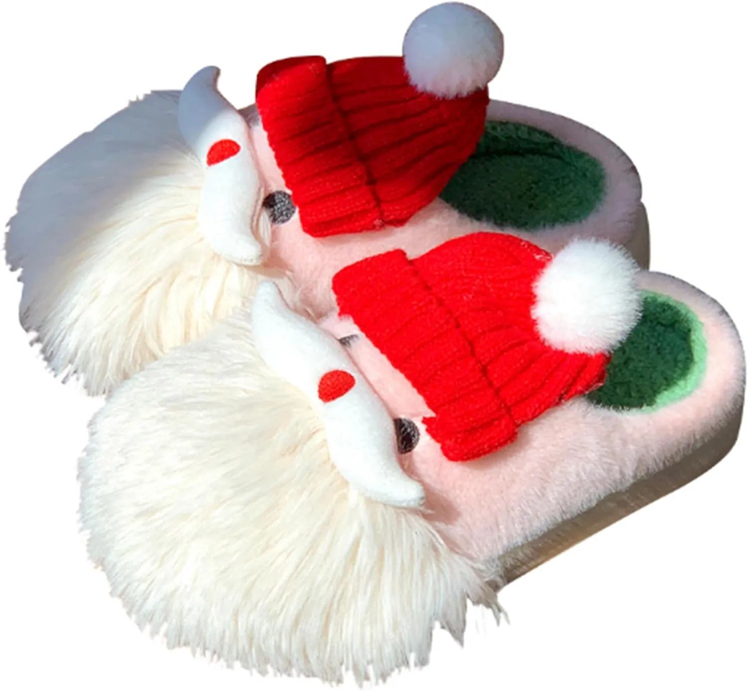 Odd clown couple cotton slippers female new winter net red men's cotton shoes indoor home wear thick bottom heightened