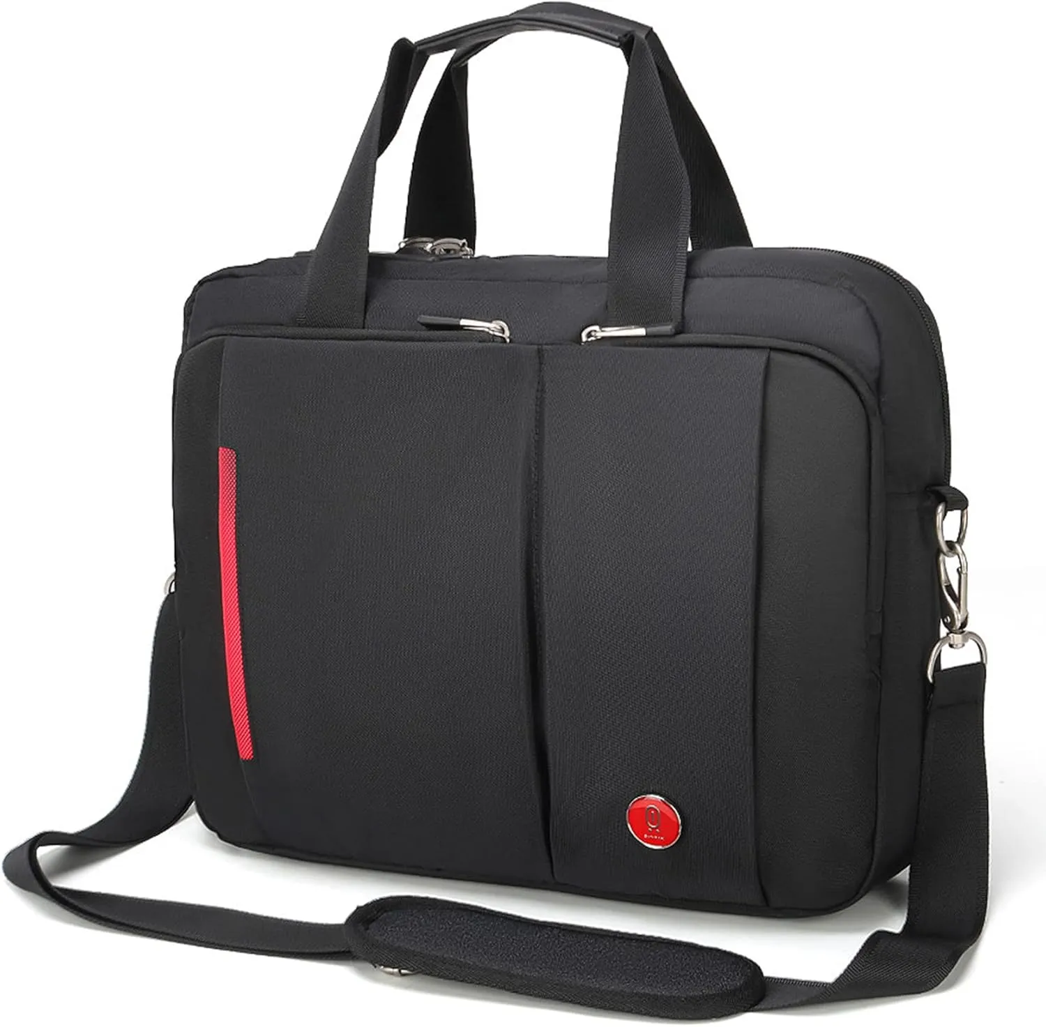 Omnpak 17.3 inch Laptop Bag,Laptop Briefcase with Combination Lock, Anti Theft Business Office Bag,Satchel Bags for Men,Water-Repellent Gaming Computer Bag for Women Locking Notary Bag,Hippa Bag