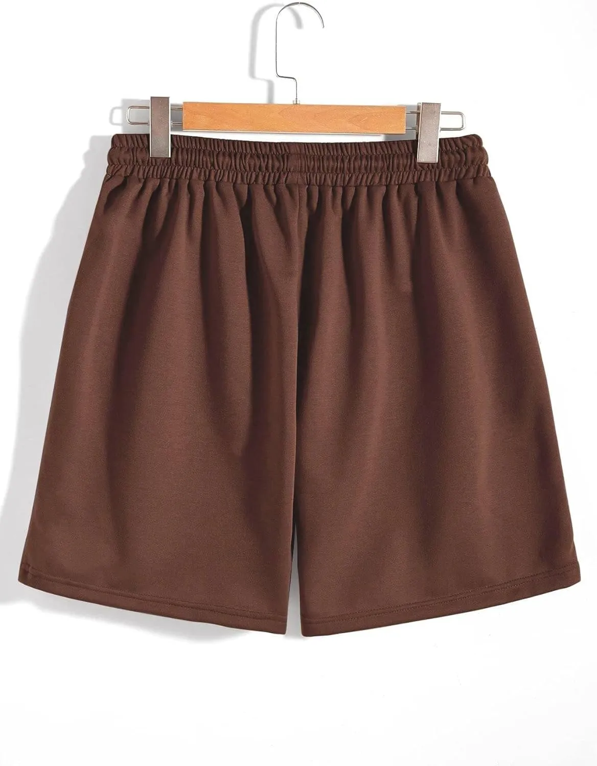 OYOANGLE Men's Graphic Drawstring Shorts Athletic Sport Gym Workout Shorts