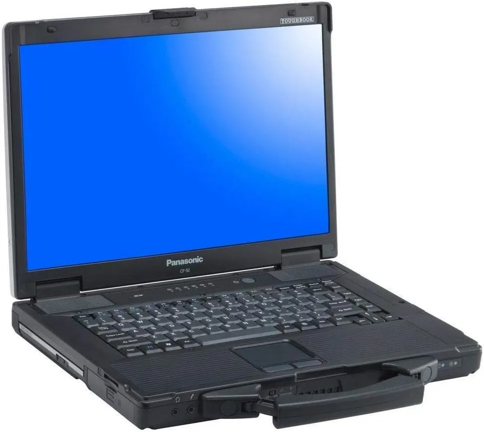 Panasonic Toughbook, CF-52, MK3, Intel Core i5-540M 2.53GHz vPro, ATI Radeon, 15.4-inch, 8GB, 256GB SSD, DVD Super Multi Drive, WiFi, Bluetooth, Smartcard, Windows 10 Pro (Renewed)