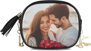 Personalized Photo Crossbody Bag for Women Custom Chain Bag Purse Mother's Day for Mom Gifts