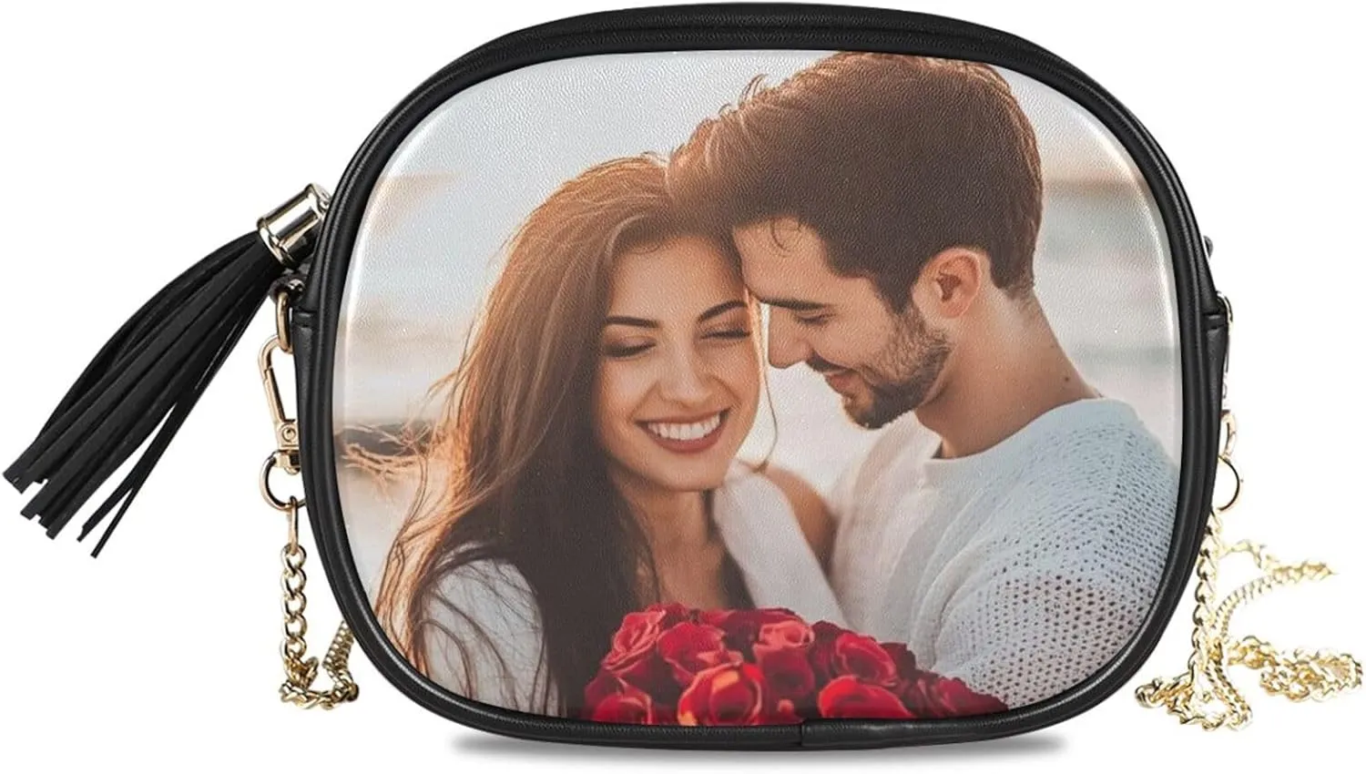 Personalized Photo Crossbody Bag for Women Custom Chain Bag Purse Mother's Day for Mom Gifts