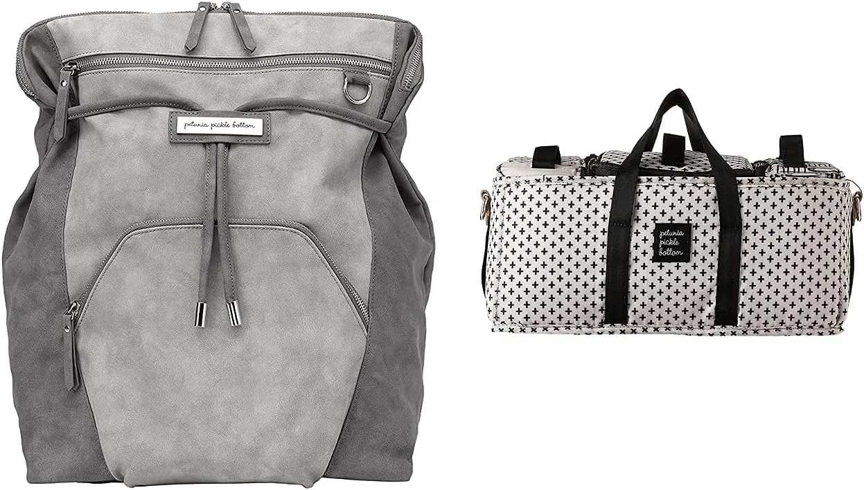 Petunia Pickle Bottom - Cinch (Pewter)   Caddy (Positive) Bundle